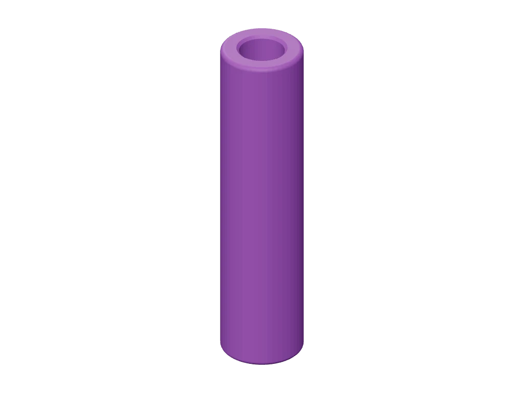 Bathroom shelf rod spacer