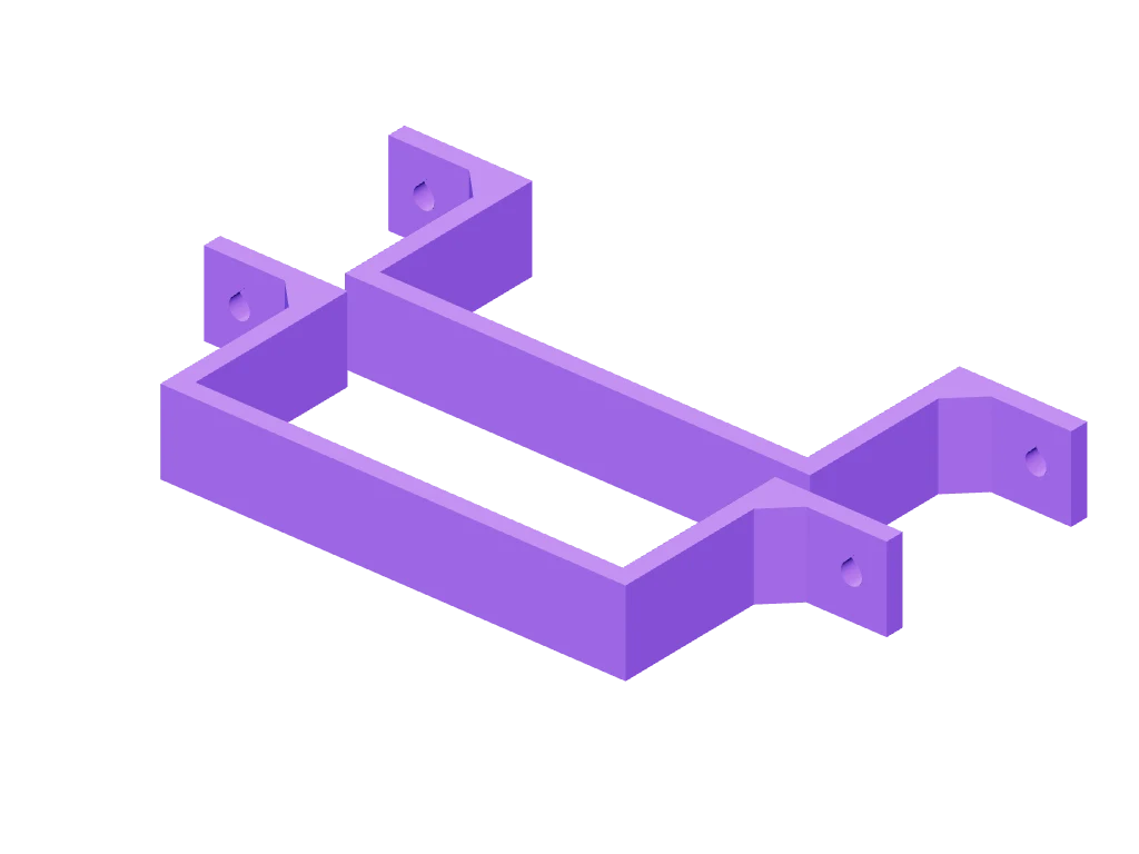 Custom electronics mounting saddles