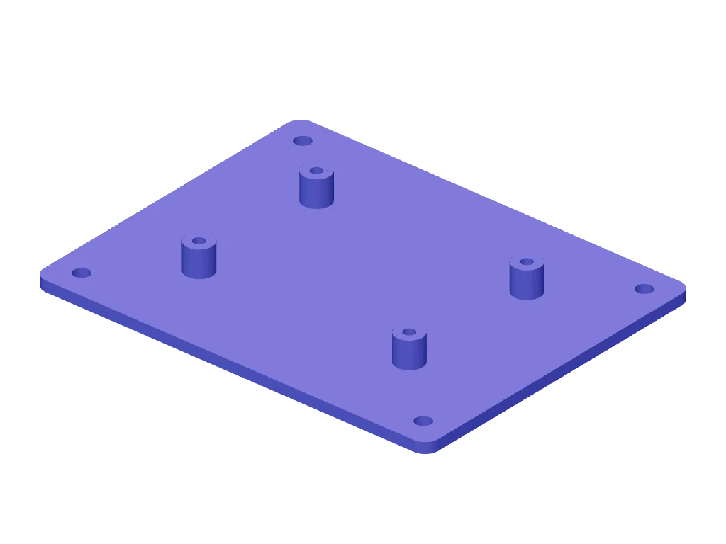 Custom PCB mounting adapter