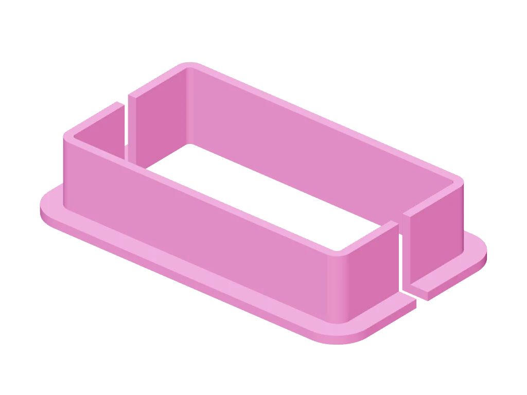 Custom split desk grommet