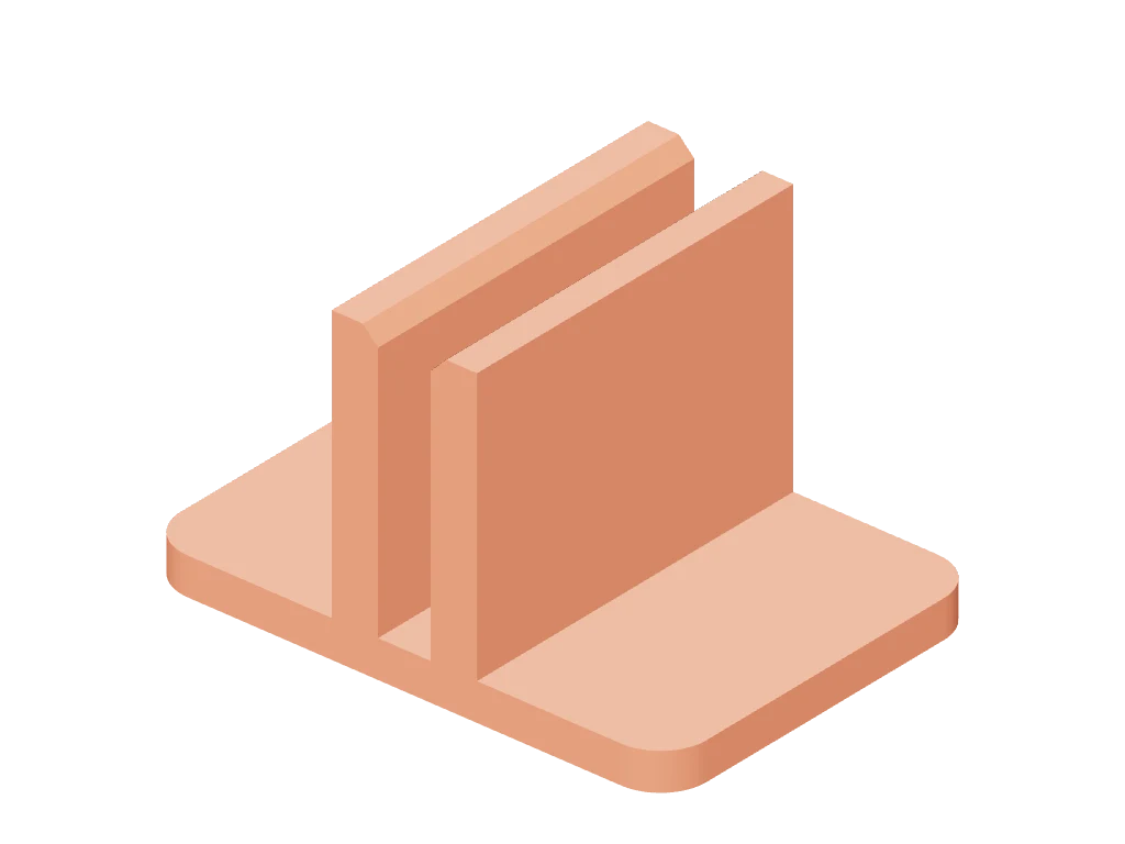 Drawer-divider foot