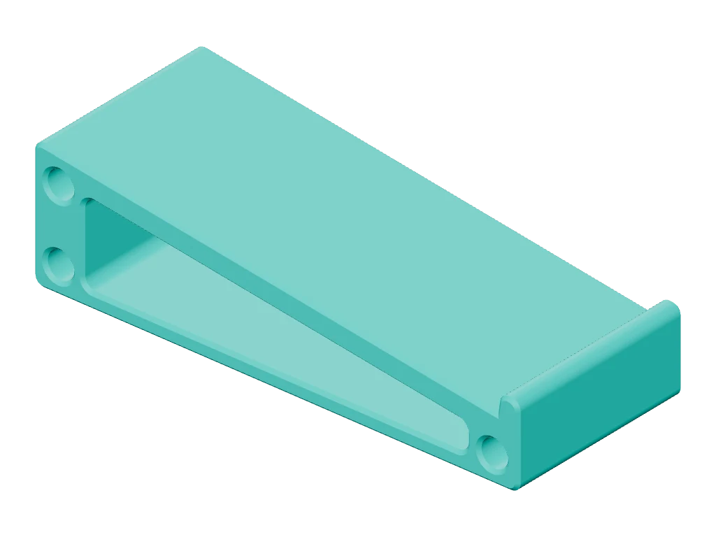 Pedalboard triangle — chamfered