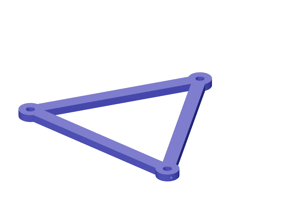 Pedalboard rod triangle