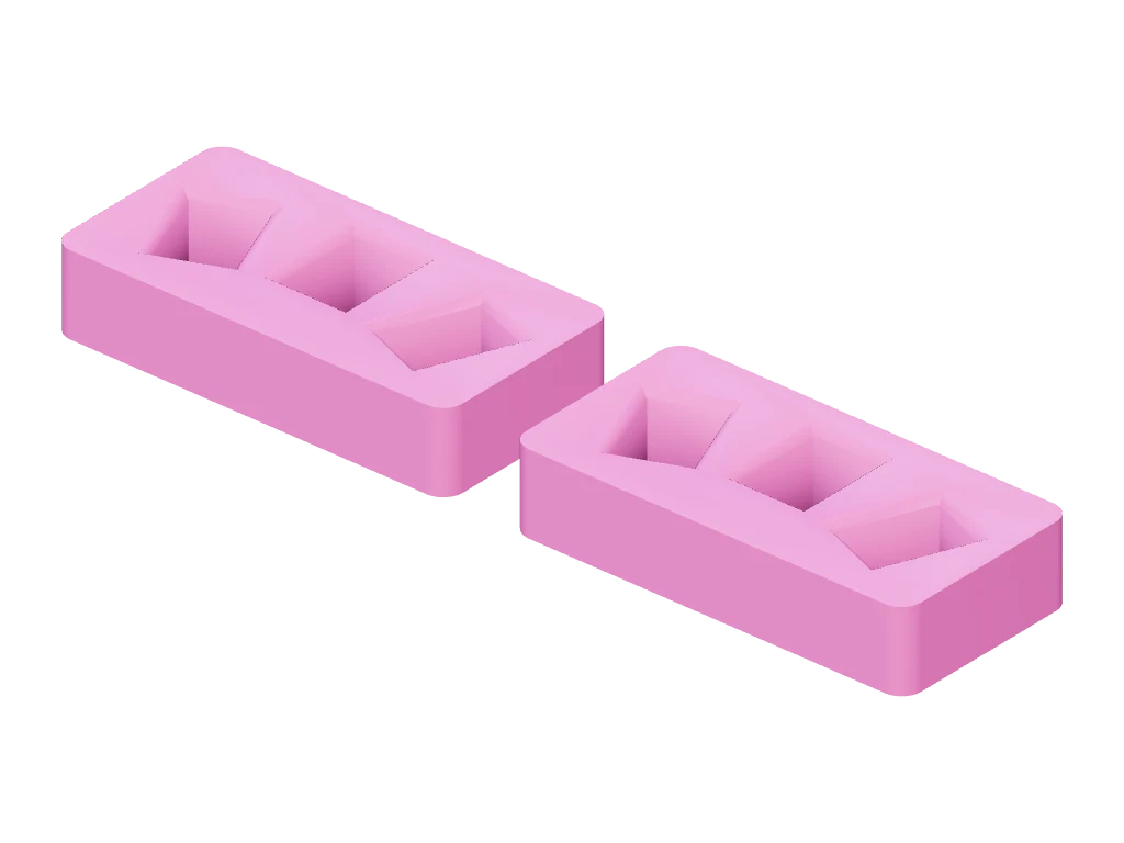 Threading reed holder pair
