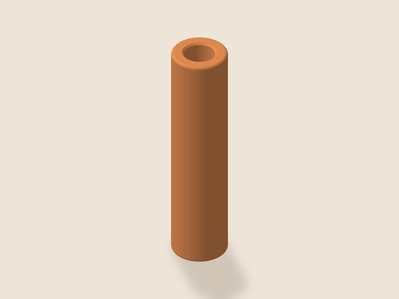 Bathroom shelf rod spacer