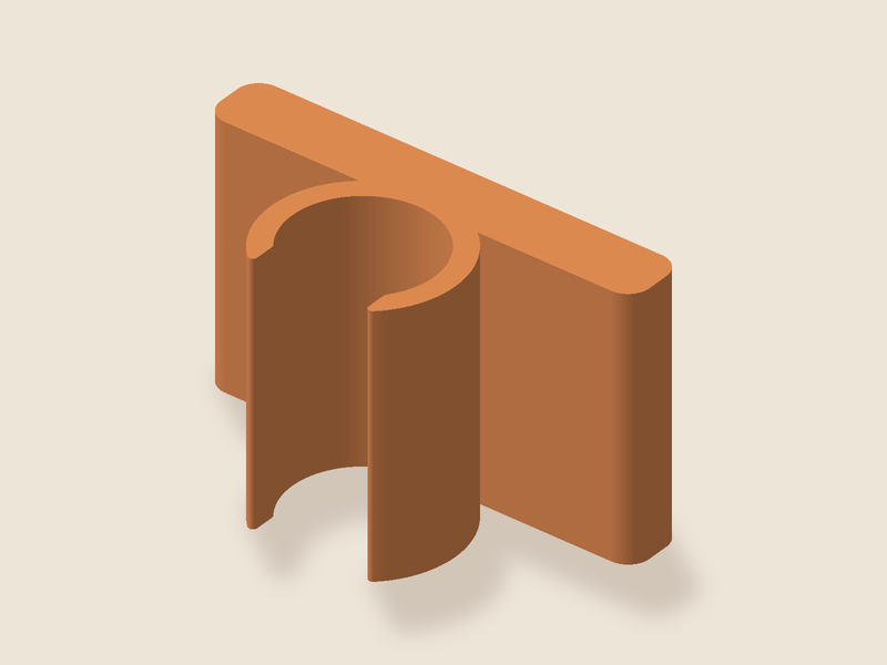 Cord clip — flexure trial