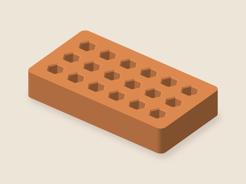 Hex-bit rack