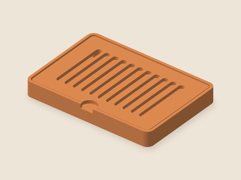 Soap dish kit