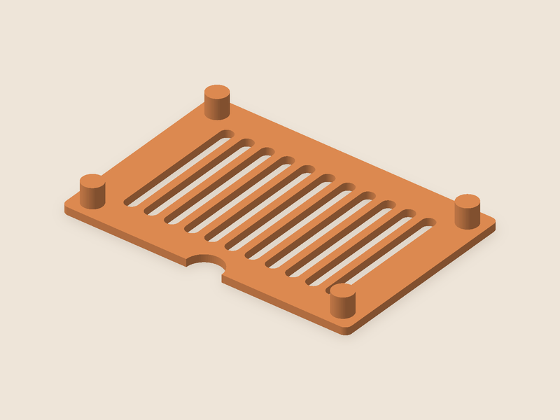 Soap-dish draining insert
