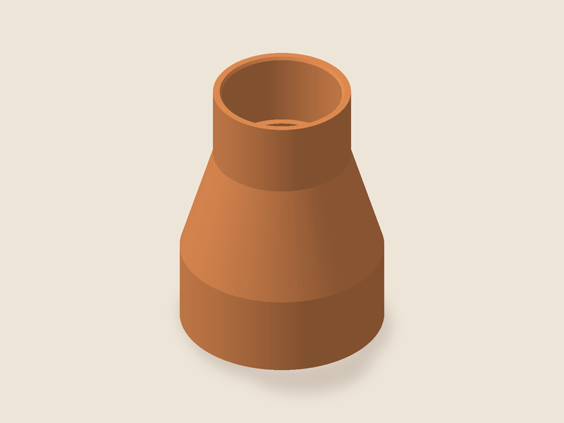 Smooth-tube reducer