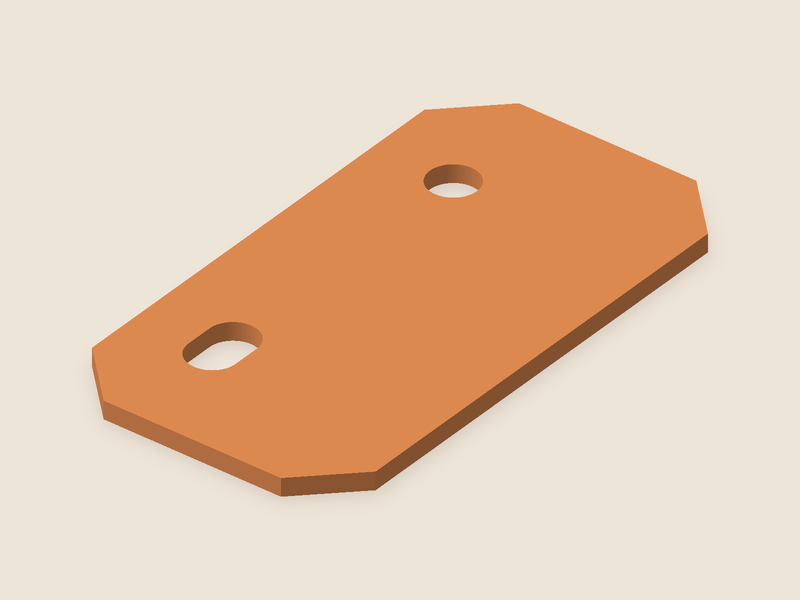 Quiver accessory mounting pattern gauge